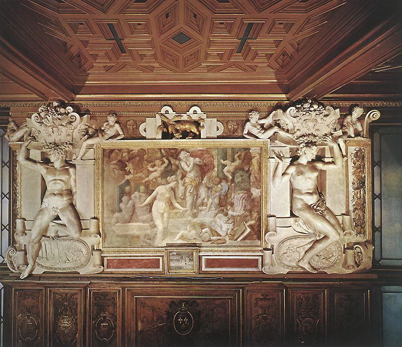 Venere alla fontana, Galleria Francesco I - Chateau de Fontainebleau